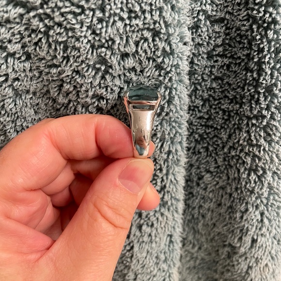 Swarovski Indian Sapphire Blue Merlin Ring 55 (7M) - Picture 4 of 12